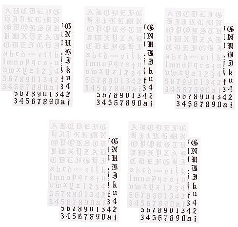 Healvian 10sets Nail Decals for Nail Art Geometric Pattern Stickers DIY Decor Manicure Sticker Pack