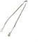 Grillzange, extra lange Grillzange, robuste Grillzange, Edelstahl, rutschfest, hitzebeständig zum Kochen, Grillen, Grillen, Buffet (40 cm)
