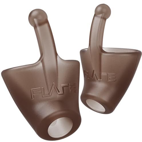 Flare Audio Calmer | Noise Reduction Ear Plugs Alternative | Silicone Reusable Ear Plugs for Noise Sensitivity, Focus and Travel | Noise Reducing Ear Plugs Substitute (Standard, Medium Dark)