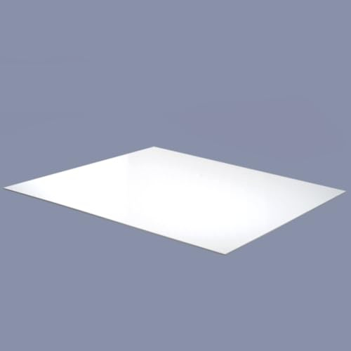 Materia Prima Cartón Pluma para Maquetas, Letreros y Soportes. Plancha de Poliestireno Expandido de Fácil Corte. Foamboard Multiusos. (Blanco, 5 mm de grosor, 100x70 cm (Pack de 5))