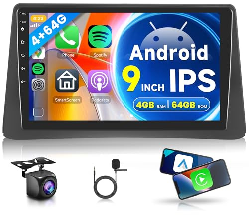 4G+64G Wireless Carplay Android Autoradio 2 Din für Opel Mokka 1 2012-2016/Buick Encore 2013-2015 9 Zoll Autoradio mit Android Auto Navi GPS WiFi Mirror Link Bluetooth FM/RDS/32 EQ/SWC Rückfahrkamera