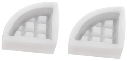 Cabilock 2pcs DIY Baking Mold Silicone Moulds for Cookie Candy Craft Candy Easy Demold Non-Stick Feature Cavity Maker Tray