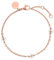 Purelei® Delicato bracciale con fiori di perle – acciaio inossidabile in oro, argento e oro rosa, regolabile – delicato sulla pelle – Bracelet – bracciale da donna, Eine Grösse, Acciaio inossidabile