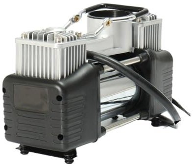 OGHF Compresseur d'air portable 150 psi for pneus de voiture – Pompe à air 12 V 60 l/min à gonflage rapide, gonfleur de pneus double cylindre for voitures, vélos, motos – Compatible avec camions, SUV