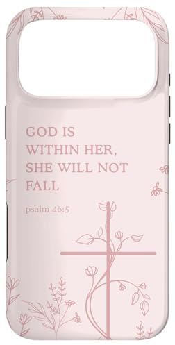 Hülle für iPhone 17 Pro Max Minimalist Christian Bible Verse Quote Religious Psalm