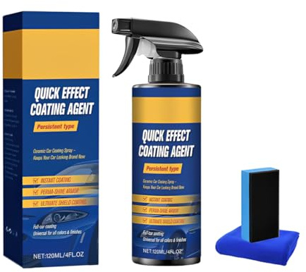 1 Set Advanced Car Quick-Acting Coating Agent Spray, Spray di Rivestimento Rapido per Auto Avanzato, Sprey Auto Nano Ceramic Sp-ray, Sprey Rinnovante Multifunzione