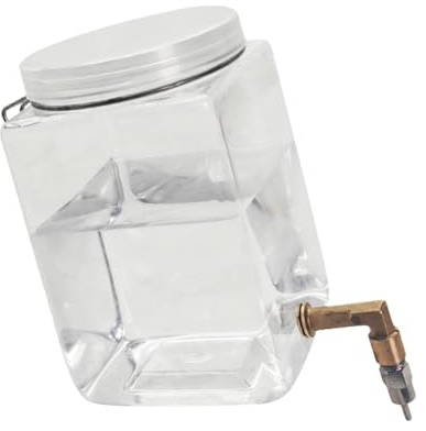 Distributeur d ' Eau pour Animaux, Bouteille en Plastique avec Bec à Broche en métal pour Lapins, Cage à Oiseaux, Distributeur d ' Eau Suspendu, de Hamster