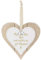 Double Wooden Heart Novelty Shabby Chic Plaque Pass Me The Gin Watch Me Get Fabulous