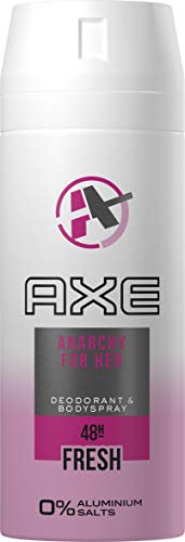 AXE Anarchy for Her, aluminium deodorant spray, pack of 3 x 150 ml