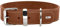 HUNTER AALBORG SPECIAL Hundehalsband, Leder, strapazierfähig, komfortabel, 35 (XS-S), cognac