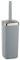 WENKO WC-Garnitur Barcelona Grau - WC-Bürstenhalter, absolut bruchsicher, Kunststoff (TPE), 9.6 x 36.5 x 9.6 cm, Grau, 36.5 x 9.6 x 9.6 cm