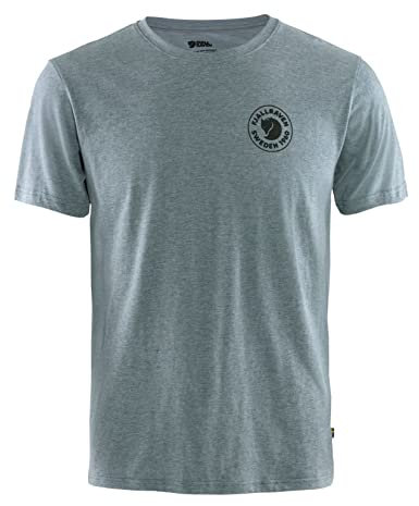 Fjallraven Herren 1960 Logo T-Shirt, Onkel-blau-Melange, S