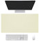 Ommda Tapis de Souris Feutre Tissu Antistatique Bureau Pad et Protection Tapis de Souris Gaming Pad Antidérapant Tapis de Bureau Beige,120x60cm