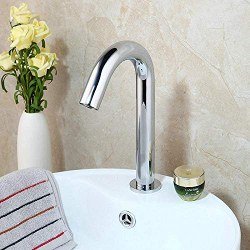 Seul robinet à main froide tactile automatique capteur infrarouge robinet grue pont monté salle de bain bassin évier robinet