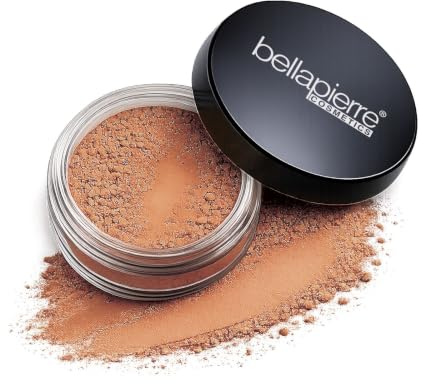 bellapierre Mineral Foundation SPF 15 – Lose Pudergrundierung | Veganes und tierversuchsfreies natürliches Make-up | Mattes Finish | Hypoallergen | Frei von Öl und Talk – 9 Gramm - Acorn