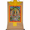 Gandhanra Thangka Tibetische Wandbehang,Ksitigarbha Thangka,Heißgeprägter Buddha Wandteppich für Zen Wohnkultur, Meditation, Spirituelle Entspannung und Ruhe