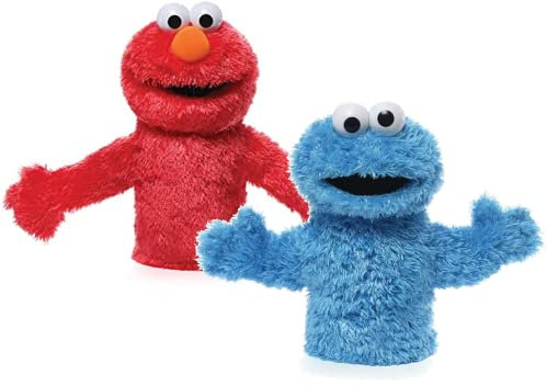 GUND Handpuppen-Set Elmo und Krümelmonster