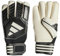 adidas Unisex Goalkeeper Gloves (W/O Fingersave) Tiro League Goalkeeper Gloves, Black/White/Iron Met., HN5612, 7-