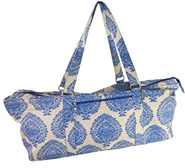 Yoga-Mad Große Yogamatten-Tasche,Yogatasche mit durchgehendem Reißverschluss,Unisex-Tragetasche,zur Aufbewahrung von Matte und Zubehör, Fitnessstudio, passend für die meisten Mattengrößen