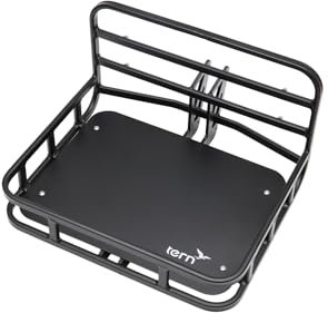 Tern Unisex – Erwachsene Transporteur Rack Gepäckträger, Schwarz, 300 x 400 mm