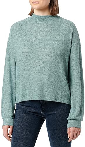 s.Oliver Q/S by Damen Langarmshirt mit Stehkragen Blue Green XL