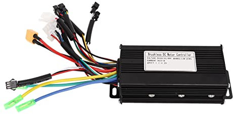 Keenso Bici Elettrica Controller Motore Brushless 24V 36V 48V 500W 750W 3 modalità Onda Sinusoidale 26A Accessori Modificati