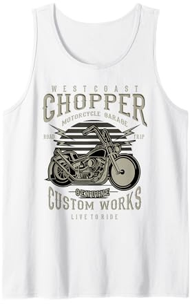 West Coast Chopper Motorcycle T-Shirt Tank Top