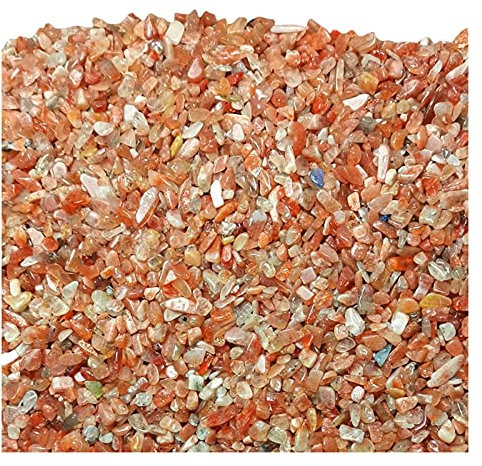 AZOOB Polierter Kies, kieselförmige Steine, DIY, unregelmäßige Terrassen- und Gartengeoden ERTEYIN (Color : Gold, Size : Taille Unique)