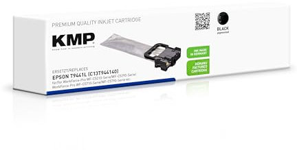 KMP Tintenbeutel passend für Epson T9441L (C13T944140) Black - für Epson Workforce-Pro WF-C5210-Serie, WF-C5290-Serie, Workforce-Pro WF-C5710-... etc.