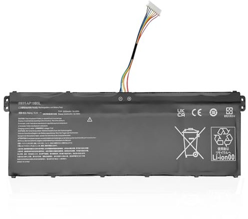 GDDGFVKV 15.4V 54.6WH AP19B5L Laptop Battery Compatible with Acer Aspire Vero AV15-51 Spin 3 SP314-21N Swift S40-52 TravelMate P2 TMP214-41 P214-41