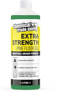 Chemical Trade Store - Pine Floor Gel 1L - Industrial Strength Floor Cleaner for Laminate, Tile, Vinyl & Hard Floors - Classic Pine Scent, Streak-Free Shine