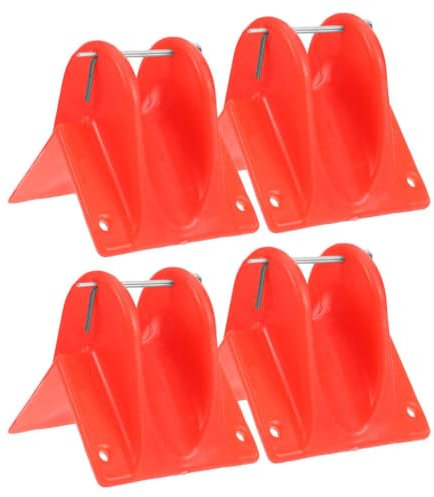 4pcs Rope Protector Outdoor Tools Rock Climbing Gear Ropes Protecting Tools Outdoor Climbing Ropes Protector Portable Safety Rope Part Corner Guard Downhill Rope Plastic Red
