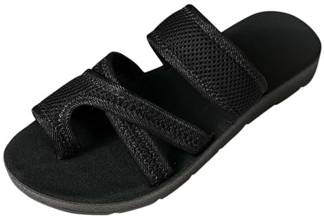 Shower Shoes Damen Boho Glitzer Flip Flops Flache Schuhe Coole Mit Fussbett Sandaletten Bequem Slingback Lässige Offene Zehentrenner Orthopädische Sandalen Elegant Sommerschuhe