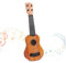 Ukulele Mini Gitarre Kinder Spielzeug: Kindergitarre ab 2 3 4 5 6 7 8 Jahren - Gitarre für Kinder mit 4 Verstellbaren Seiten für Kleinkinder Anfänger Jungen Mädchen Spielzeug Gitarre (Gray)
