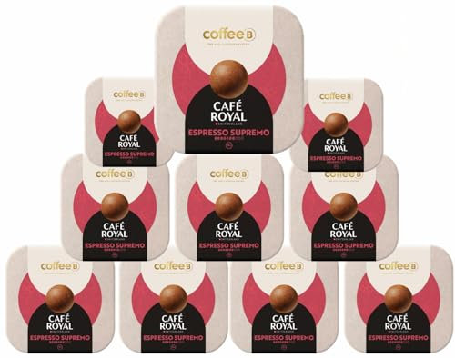 CoffeeB by Café Royal Espresso Supremo 9 Coffee Balls 51g, 10er Pack (10x 9 Coffee Balls)