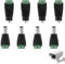 AXFEE 8 Stück DC 5,5 mm 2,1 mm DC-Stecker, Stecker/Buchse Steckverbinder, dc-Adapter für CCTV-Kamera, LED-Leiste leuchtet Adapter Plug Jack Adapter Connector (4 x Buchse, 4 x Stecker)