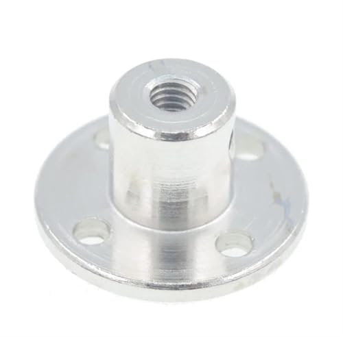 Achse Fest 1 Stück starre Flanschkupplung M3 M4 Flanschmutter Motorführung Wellenkupplung Flansch Motoranschluss Schraubkupplung Motorkupplung starr Lager Adapter(M4 bore)