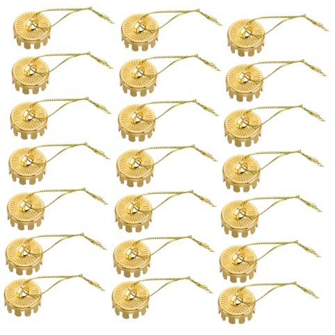 DECHOUS 100stücke Weihnachtskugeln Kappen Bruchsichere Kunststoffkappen Mit Schnur Für Christbaumkugeln Und Weihnachtsdeko Elegante Aufhänger Für Festliche Dekoration