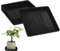 Homoyoyo 12 Piezas Bandejas Macetas Cuadradas Platos de Jardinería Recoger y Suciedad Base Decorativa Plantas y Bonsáis Jardín