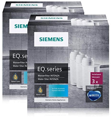 Siemens Brita Intenza TZ70033 Lot de 3 cartouches de filtre à eau(2 lots de 3 cartouches)
