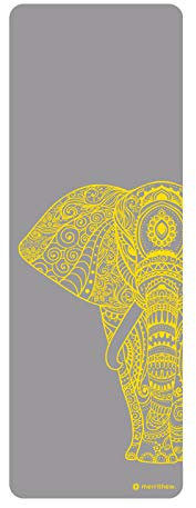 STOTT PILATES Elefanten-Yogamatte, Grau, 6 mm