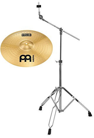 Meinl HCS - Crash Set da 18 (lega MS63), finitura: regolare, con supporto per lavabo