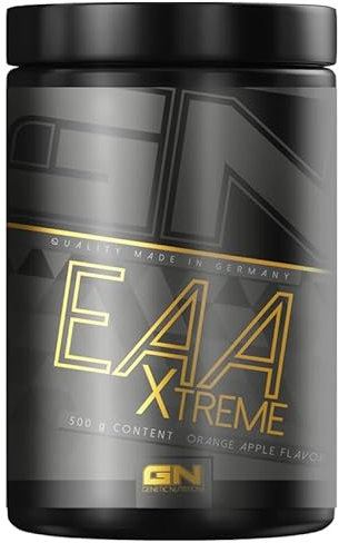 GN Laboratories EAA Xtreme (Orange Apple) – 500g EAAs Pulver – Aminosäuren Komplex ideal für vor, während und nach dem Training