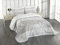 ABAKUHAUS Grau Tagesdecke Set, Lace Inspired Floral, Set mit Kissenbezug Sommerdecke, für Einzelbetten 170 x 220 cm, Graue Pale grau