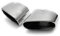 LIANYG Auspuffblende Paar Chrom-Auspuff-Dual-Tail-Rohrschalldämpfer-TIPP Edelstahl for BMW X5 E70 2008 2009 2010 2011 2012 2013 Auto Zubehör 446 (Color : Pair)
