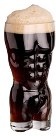QCSTORE Chope à Bière, Personnalisée Verre à Bière de Blé, Lunettes à Liqueur Créative Femme et Homme Forme de Corps Verre Coupe en Verre pour Vodka Whisky Bière Sexy Verre à Bière Corps de Femme