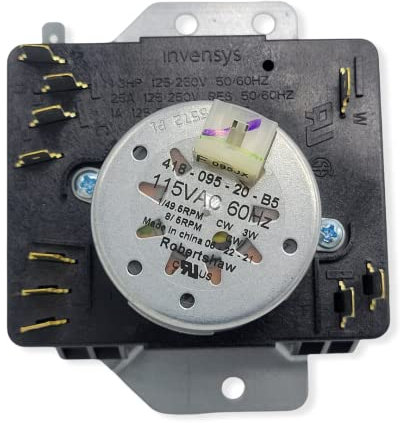 Krooli Minuterie de rechange pour sèche-linge Whirlpool W10185992 WPW10185992 10185992