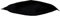 Pouf Kissen, 70 x 70 cm, Schwarz