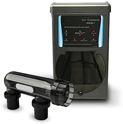 OPSREY Schwimmbad Salzwasser Chlorinator Chlorgenerator Salzwasser Pool Salzchlorinator für Schwimmbad