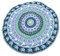Cabilock 59 Badehandtuch Rundes Strandtuch Indische Stranddecke Indisches Strandtuch Indische Mandala-stranddecke Runde Stranddecke Indien Runden